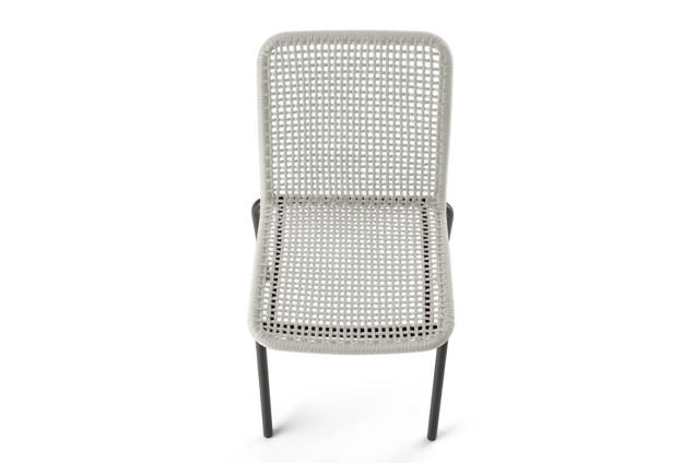 Palma Chaise de jardin empilable aluminium 5