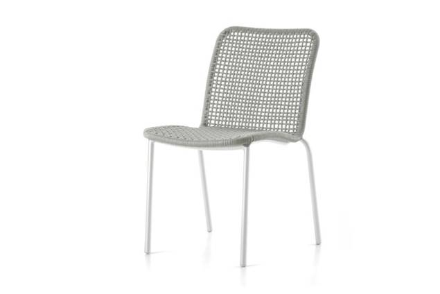 Palma Chaise de jardin empilable aluminium