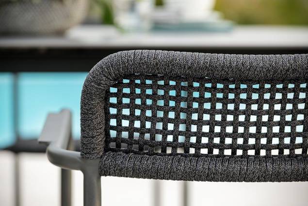 Patras Chaise de jardin empilable aluminium 7