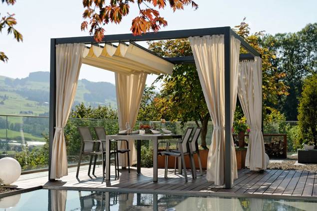 Pergola Set de rideaux latéraux 1