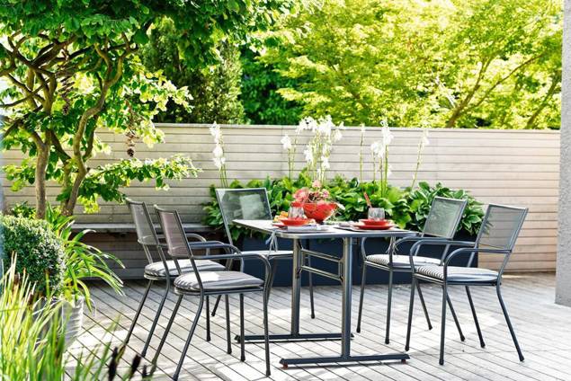 Petit Gartenstuhl stapelbar Stahl 1