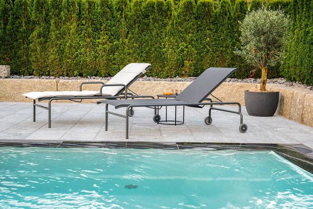 Pinto Liegestuhl Stahl 9