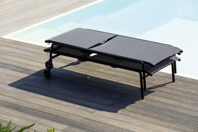 Pinto Chaise longue acier 4