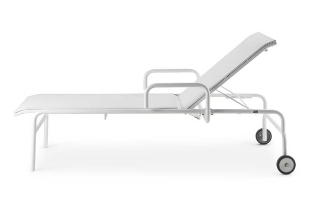 Pinto Chaise longue acier 7