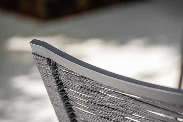 Porto Gartenstuhl stapelbar Aluminium 8