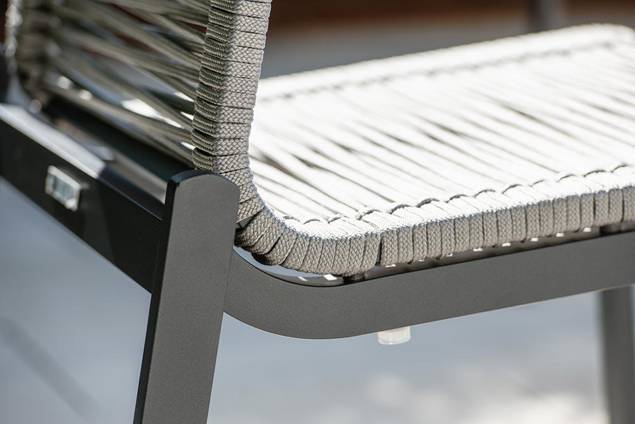 Porto Gartenstuhl stapelbar Aluminium 7