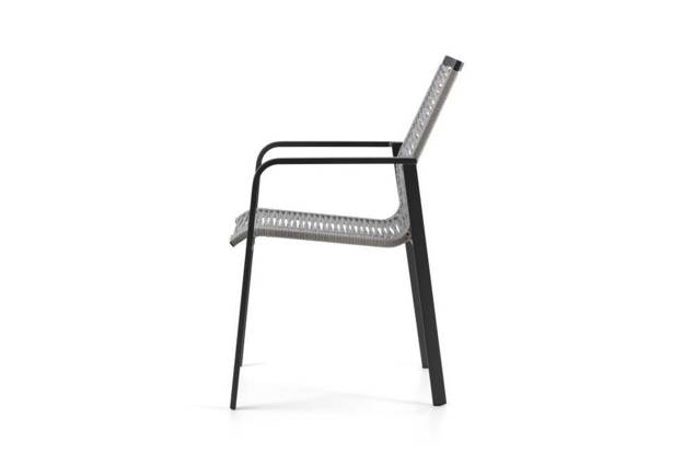 Porto Gartenstuhl stapelbar Aluminium 1