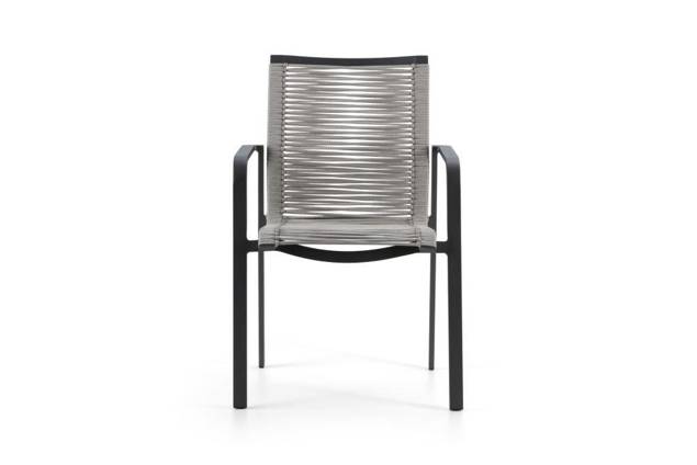 Porto Gartenstuhl stapelbar Aluminium 3