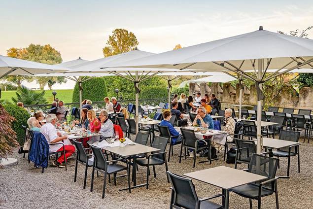 Porto Gartenstuhl stapelbar Aluminium 4