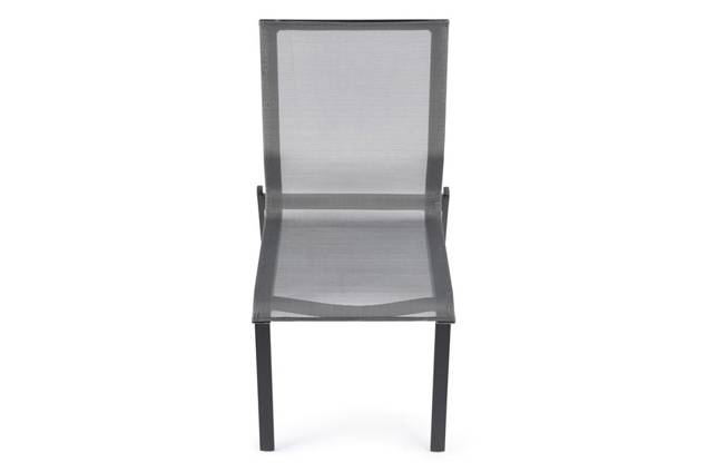 Porto Gartenstuhl stapelbar Aluminium 5