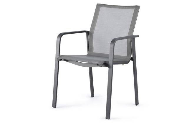 Porto Gartenstuhl stapelbar Aluminium