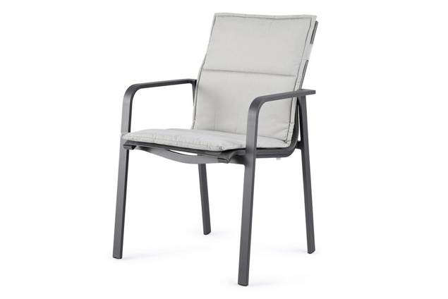 Porto Gartenstuhl stapelbar Aluminium 1