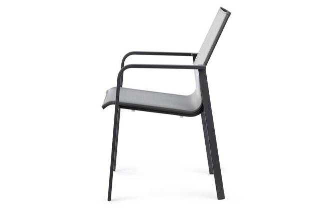 Porto Gartenstuhl stapelbar Aluminium 2