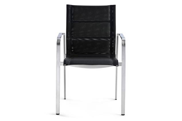 Porto Gartenstuhl stapelbar Edelstahl 3