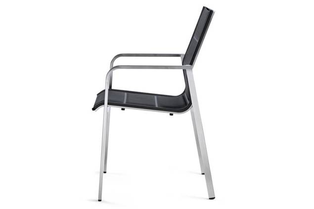 Porto Gartenstuhl stapelbar Edelstahl 1