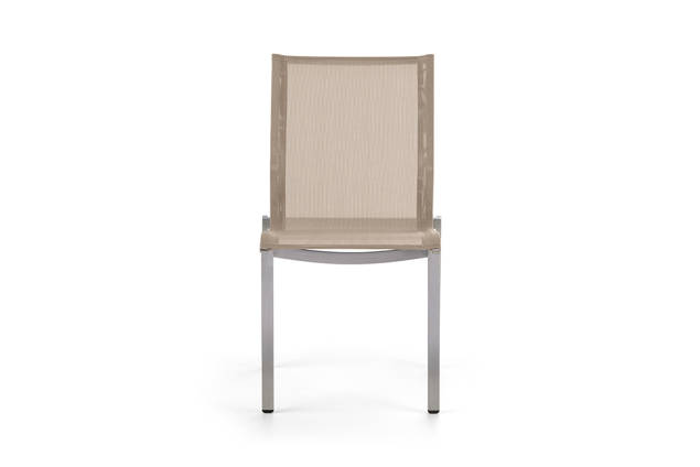 Porto Gartenstuhl stapelbar Edelstahl 4