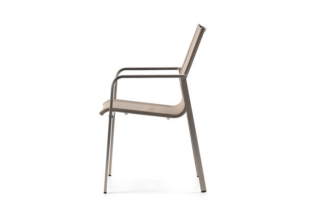 Porto Gartenstuhl stapelbar Edelstahl 1