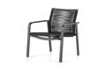 Porto Loungesessel stapelbar Aluminium