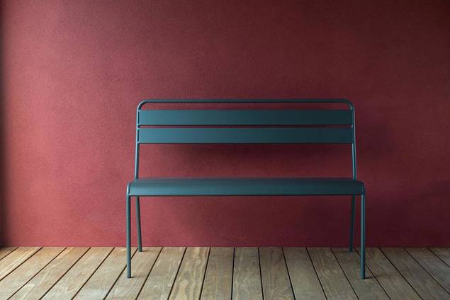 Quito Gartenbank Stahl 1