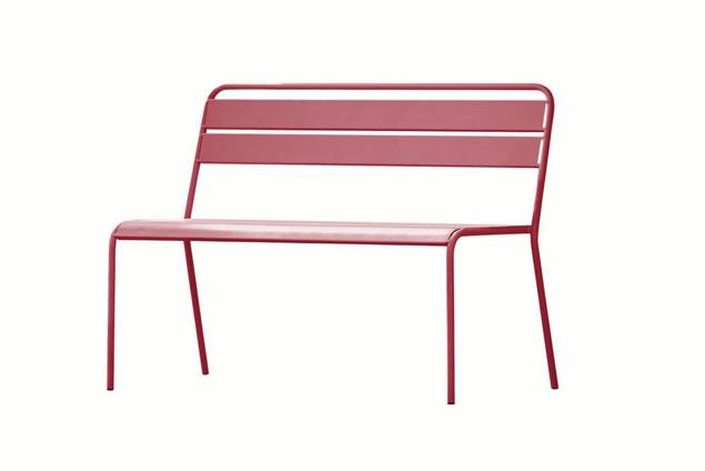 Quito Banc d'extérieur acier