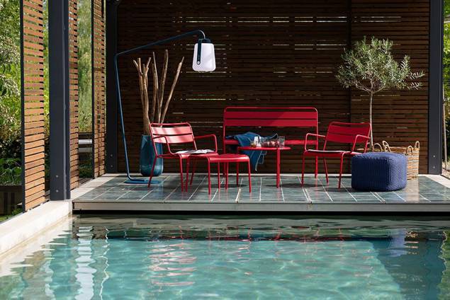 Quito Banc d'extérieur acier 3