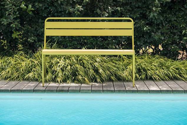 Quito Gartenbank Stahl 1