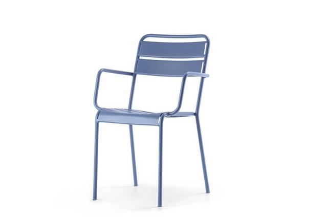 Quito Gartenstuhl stapelbar Stahl