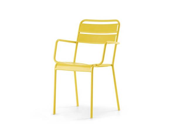 Quito Gartenstuhl stapelbar Stahl