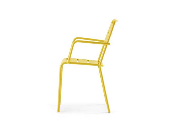 Quito Gartenstuhl stapelbar Stahl 1