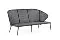 Ravenna Banc lounge 2.5 places aluminium