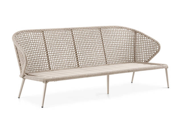 Ravenna 3er Loungebank Aluminium 4