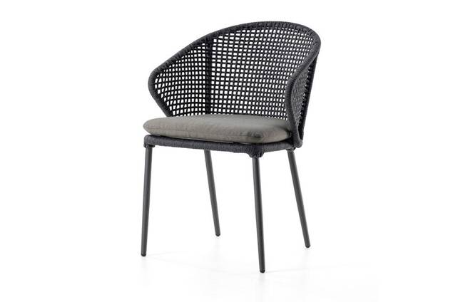 Ravenna Chaise de jardin empilable aluminium 2