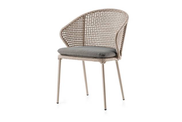 Ravenna Chaise de jardin empilable aluminium 1