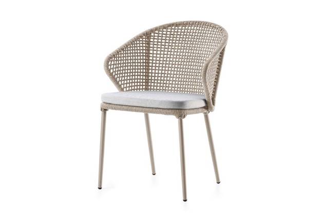 Ravenna Chaise de jardin empilable aluminium 3