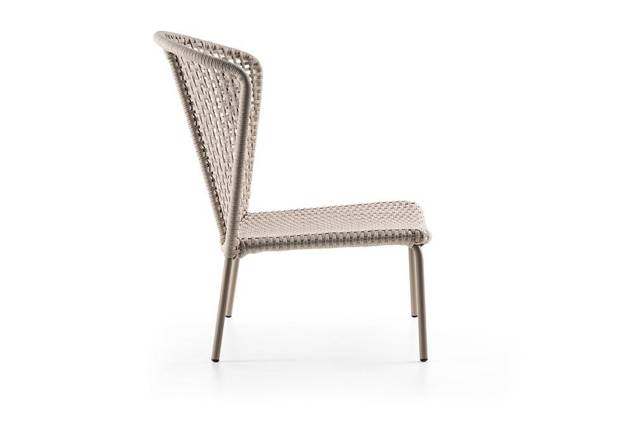 Ravenna Fauteuil lounge haut aluminium 1