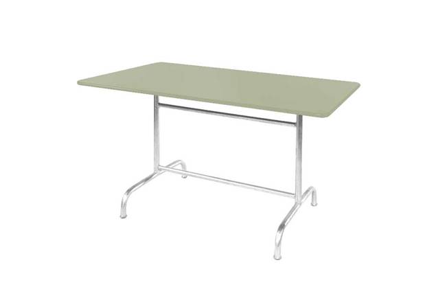 Rigi Table de jardin pliante acier 140x80 cm