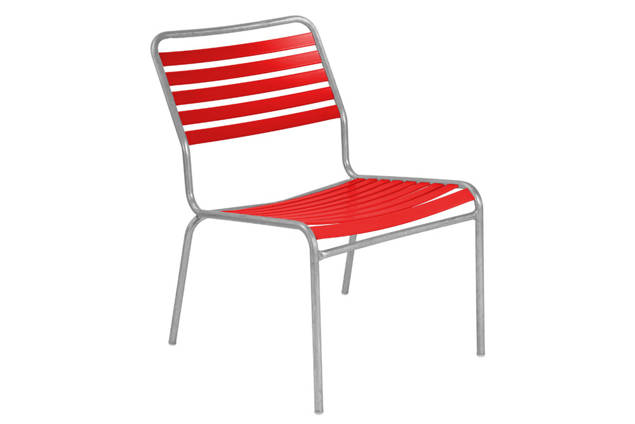 Rigi Fauteuil lounge empilable acier