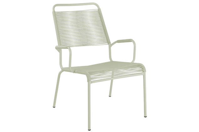 Rigi Fauteuil lounge empilable acier