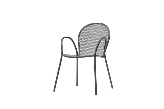 Rondolino Chaise de jardin empilable acier