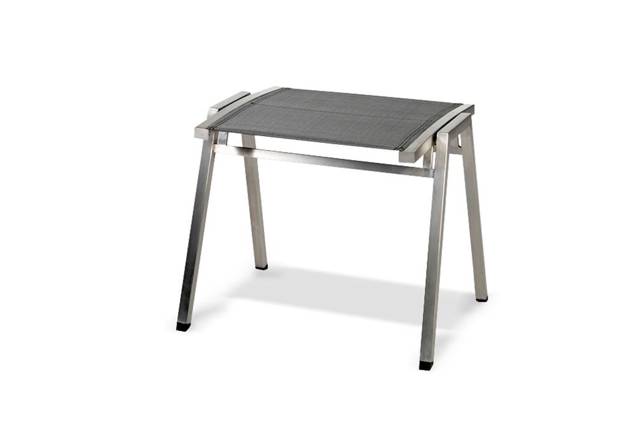 Rotterdam II Tabouret d'extérieur empilable acier inoxydable