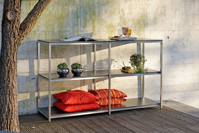 Rotterdam Regalgestell Edelstahl 2