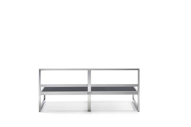 Rubin Banc de lounge 2 places acier inoxydable 4