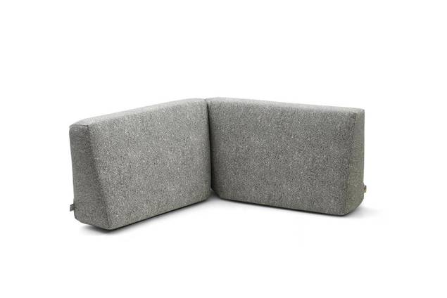 Rubin Loungeecke Edelstahl 7