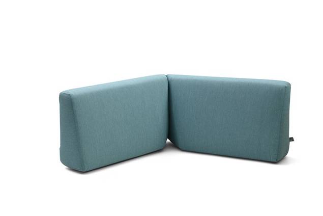 Rubin Loungeecke Edelstahl 12