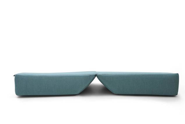 Rubin Loungeecke Edelstahl 14