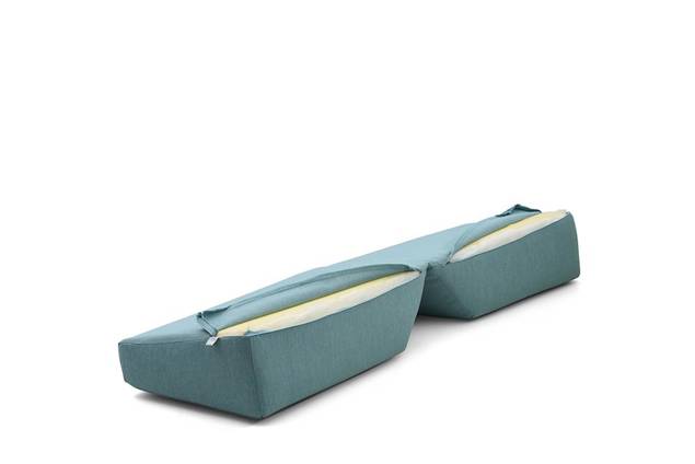 Rubin Loungeecke Edelstahl 15