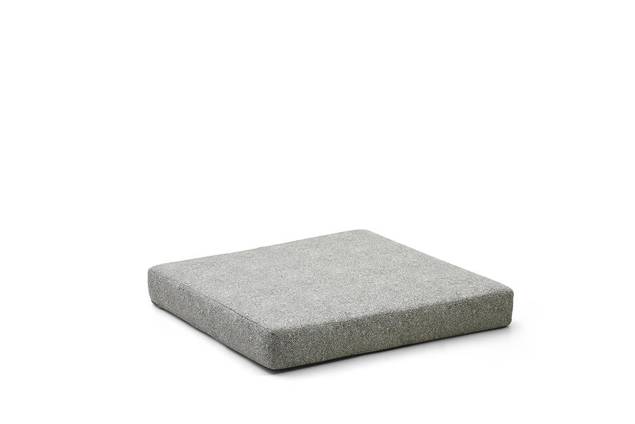 Rubin 3er Loungebank Edelstahl 5