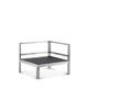 Rubin Angle de lounge acier inoxydable