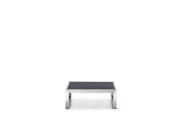 Rubin Loungehocker/Tisch Edelstahl 3