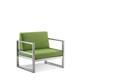 Rubin Fauteuil lounge acier inoxydable 2